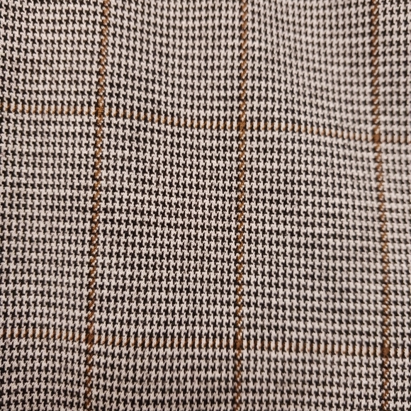 LOFT Glen Plaid Leggings. Made Of Trouser Fabric Size Large EUC - Picture 5 of 8